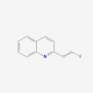 molecular formula C11H8FN B15167198 2-(2-Fluoroethenyl)quinoline CAS No. 651025-11-5