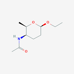 N-[(2R,3R,6R)-6-Ethoxy-2-methyloxan-3-YL]acetamide