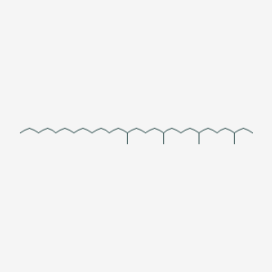 molecular formula C31H64 B15167350 3,7,11,15-Tetramethylheptacosane CAS No. 637036-05-6