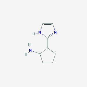 2-(1H-Imidazol-2-yl)cyclopentanamine