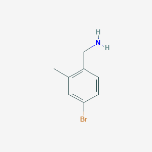 molecular formula C8H10BrN B151677 (4-Bromo-2-methylphenyl)methanamine CAS No. 376646-62-7
