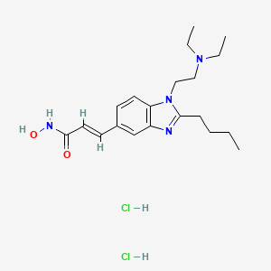 molecular formula C20H32Cl2N4O2 B1516779 Pracinostat hydrochloride 