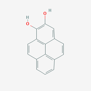 molecular formula C16H10O2 B15167858 1,2-Pyrenediol CAS No. 607361-39-7