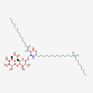 molecular formula C54H101NO13 B1516788 beta-D-galactosyl-(1->4)-beta-D-glucosyl-(1<->1)-N-[(15Z)-tetracosenoyl]sphingosine CAS No. 483370-78-1