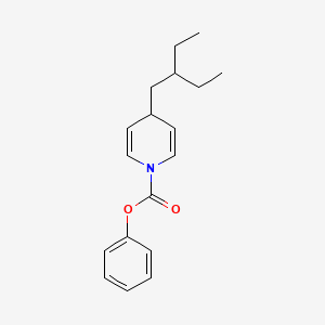 molecular formula C18H23NO2 B15167928 Phenyl 4-(2-ethylbutyl)pyridine-1(4H)-carboxylate CAS No. 651054-07-8