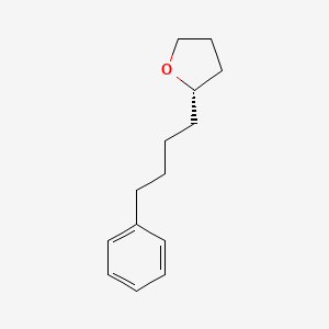 molecular formula C14H20O B15168003 (2S)-2-(4-phenylbutyl)oxolane CAS No. 651057-20-4