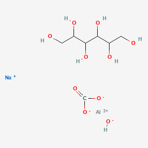 molecular formula C7H15AlNaO10+ B1516804 Alexitol sodium CAS No. 66813-51-2