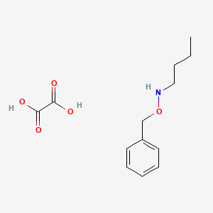 molecular formula C13H19NO5 B15168163 oxalic acid;N-phenylmethoxybutan-1-amine CAS No. 650635-33-9