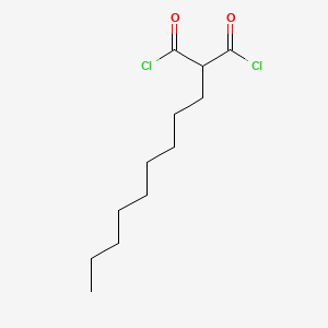 molecular formula C12H20Cl2O2 B15168189 Nonylpropanedioyl dichloride CAS No. 620625-51-6