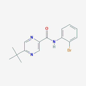 molecular formula C15H16BrN3O B15168216 N-(2-Bromophenyl)-5-tert-butylpyrazine-2-carboxamide CAS No. 879547-36-1