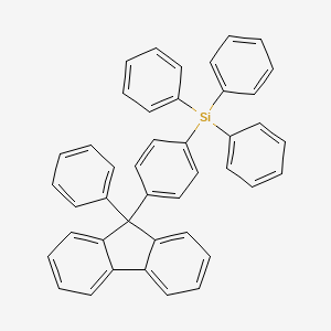 molecular formula C43H32Si B1516822 9-[4-(Triphenylsilyl)phenyl]-9-phenyl-9H-fluorene 
