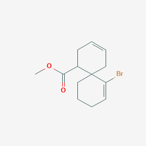 molecular formula C13H17BrO2 B15168238 Methyl 7-bromospiro[5.5]undeca-3,7-diene-1-carboxylate CAS No. 645421-59-6