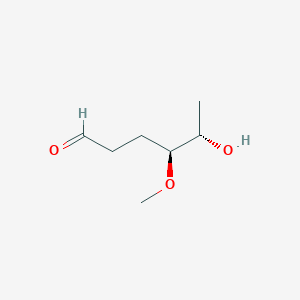molecular formula C7H14O3 B15168260 (4S,5S)-5-hydroxy-4-methoxyhexanal CAS No. 600165-17-1