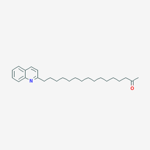 16-Quinolin-2-ylhexadecan-2-one