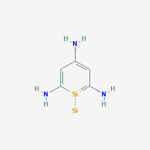 molecular formula C5H8N3Si2 B15168355 CID 78064680 