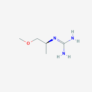molecular formula C5H13N3O B15168363 Guanidine, [(1S)-2-methoxy-1-methylethyl]- CAS No. 554435-97-1
