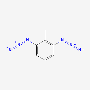 molecular formula C7H6N6 B15168367 1,3-Diazido-2-methylbenzene CAS No. 646054-87-7