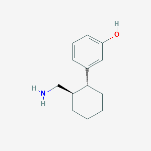 molecular formula C13H19NO B15168385 Phenol, 3-[(1R,2R)-2-(aminomethyl)cyclohexyl]- CAS No. 651312-69-5