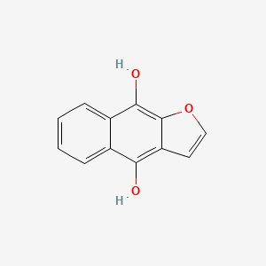 molecular formula C12H8O3 B15168421 Naphtho[2,3-B]furan-4,9-diol CAS No. 645413-89-4