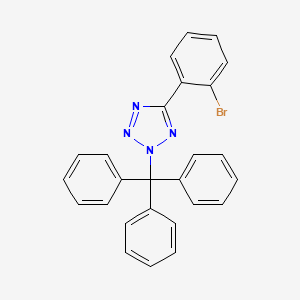 molecular formula C26H19BrN4 B15168590 5-(2-Bromo-phenyl)-2-trityl-2H-tetrazole 