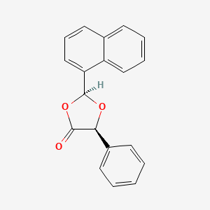 molecular formula C19H14O3 B15168698 (2S,5S)-2-(Naphthalen-1-yl)-5-phenyl-1,3-dioxolan-4-one CAS No. 887304-81-6