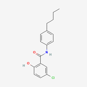 molecular formula C17H18ClNO2 B15168741 N-(4-Butylphenyl)-5-chloro-2-hydroxybenzamide CAS No. 634186-20-2