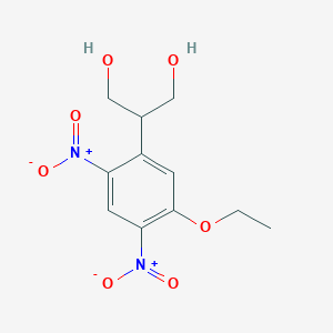 molecular formula C11H14N2O7 B15168749 2-(5-Ethoxy-2,4-dinitrophenyl)propane-1,3-diol CAS No. 872992-31-9