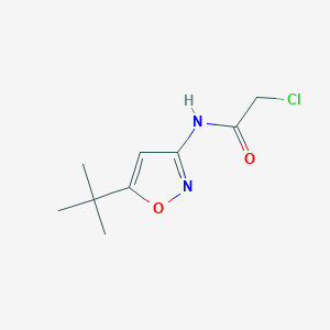 molecular formula C9H13ClN2O2 B1516878 N-(5-(tert-Butyl)isoxazol-3-yl)-2-chloroacetamide CAS No. 55809-27-3