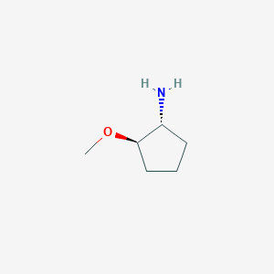 molecular formula C6H13NO B1516881 trans-2-Methoxycyclopentan-1-amine CAS No. 1306310-32-6