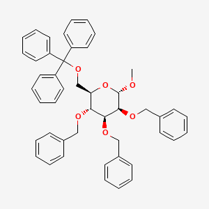 Methyl 2,3,4-tri-O-benzyl-6-O-trityl-A-D-mannopyranoside