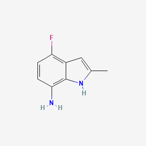 4-Fluoro-2-methyl-1H-indol-7-ylamine