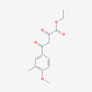 Ethyl 4-(4-methoxy-3-methylphenyl)-2,4-dioxobutanoate