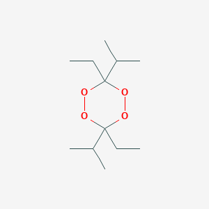 molecular formula C12H24O4 B15169244 3,6-Diethyl-3,6-di(propan-2-yl)-1,2,4,5-tetroxane CAS No. 914917-09-2