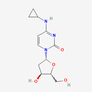 molecular formula C12H17N3O4 B15169368 N-Cyclopropyl-2'-deoxycytidine CAS No. 872979-92-5