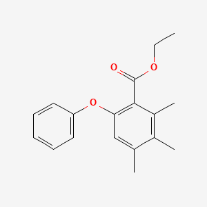 molecular formula C18H20O3 B15169371 Ethyl 2,3,4-trimethyl-6-phenoxybenzoate CAS No. 917592-88-2