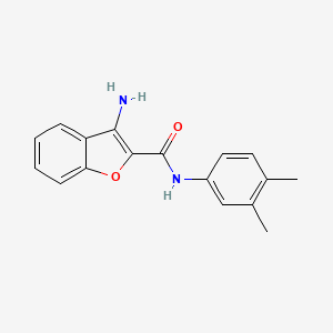 3-amino-N-(3,4-dimethylphenyl)-1-benzofuran-2-carboxamide