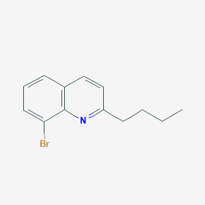 molecular formula C13H14BrN B15169411 8-Bromo-2-butylquinoline CAS No. 651315-09-2