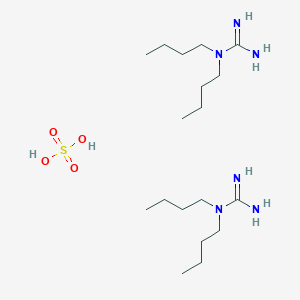 molecular formula C18H44N6O4S B15169444 Sulfuric acid--N,N-dibutylguanidine (1/2) CAS No. 873773-45-6