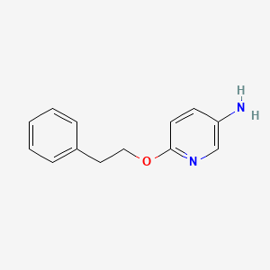 molecular formula C13H14N2O B1516945 6-(2-Phenylethoxy)pyridin-3-amine CAS No. 1039335-46-0