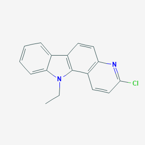 11H-Pyrido(3,2-a)carbazole, 3-chloro-11-ethyl-