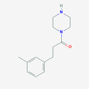 3-(3-Methylphenyl)-1-(piperazin-1-yl)propan-1-one