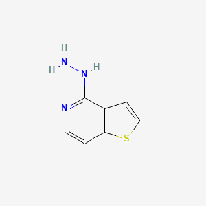 molecular formula C7H7N3S B1516956 Thieno[3,2-c]pyridin-4-ylhydrazine CAS No. 27685-95-6