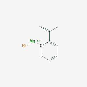 molecular formula C9H9BrMg B15169617 magnesium;prop-1-en-2-ylbenzene;bromide CAS No. 918299-28-2