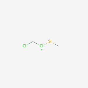 molecular formula C2H5Cl2Si+ B15169635 CID 78064591 