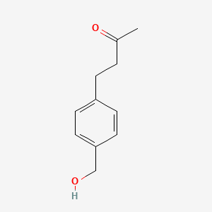 molecular formula C11H14O2 B15169669 4-[4-(Hydroxymethyl)phenyl]butan-2-one CAS No. 646039-17-0