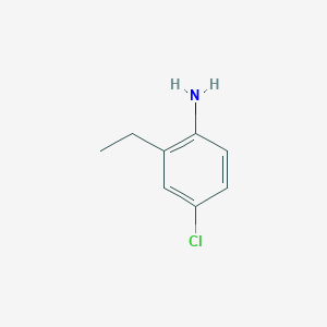 molecular formula C8H10ClN B151697 4-Chloro-2-ethylaniline CAS No. 30273-39-3