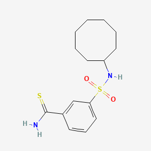 3-(Cyclooctylsulfamoyl)benzene-1-carbothioamide