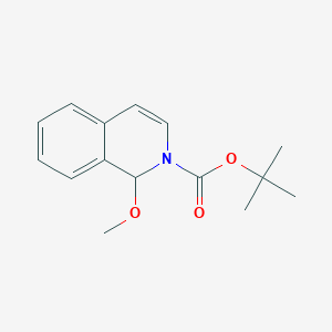 molecular formula C15H19NO3 B15169714 tert-Butyl 1-methoxyisoquinoline-2(1H)-carboxylate CAS No. 918303-35-2