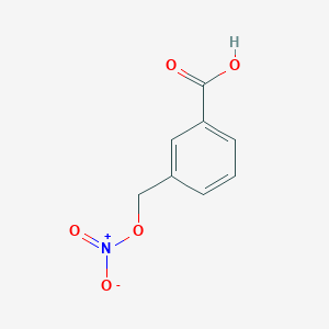 molecular formula C8H7NO5 B15169719 3-Nitrooxymethyl-benzoic acid CAS No. 646511-09-3