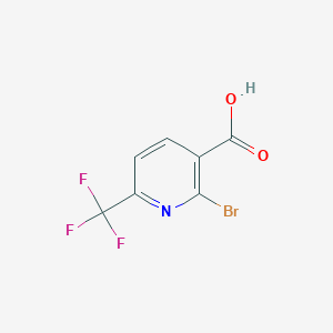 molecular formula C7H3BrF3NO2 B1516973 2-Bromo-6-(trifluoromethyl)nicotinic acid CAS No. 749875-07-8